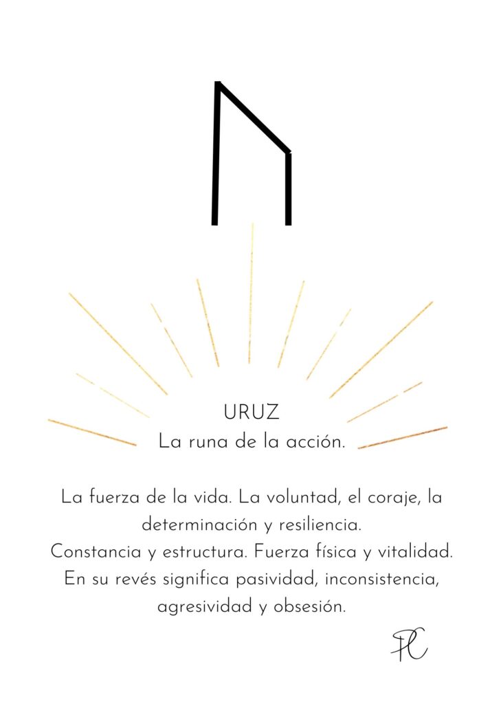 Significado de la runa Uruz, La Runa de la Acción